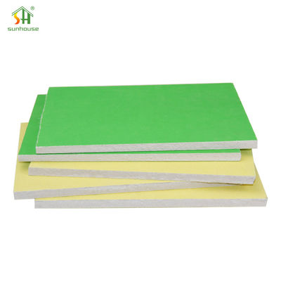 Buy 4X8 Green Glass Fiber Reinforced Gypsum Board 12mm Water Resistant Plaster Board online manufacture