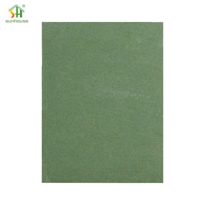 Buy 9mm Water Resistant Gypsum Board 1220x2440mm Fire Rated Moisture Resistant Gypsum Board online manufacture