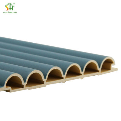 Buy Hotel WPC Wall Panel Eco Friendly Interior / Exterior Fluted Wall Panels online manufacture