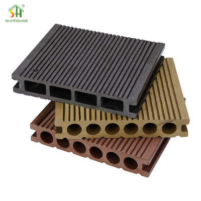 Buy Eco Friendly WPC Deck Flooring 140mm*25mm Waterproof Outdoor Decking Flooring online manufacture