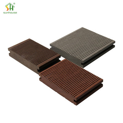 Buy 25mm Thick WPC Deck Flooring UV Resistant WPC Co Extrusion Decking For Poolside Landscaping online manufacture