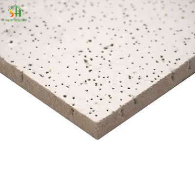 Buy 595x595mmx14mm Mineral Fibre Ceiling Tiles Fire Rated Acoustic Panels For Office Interior online manufacture