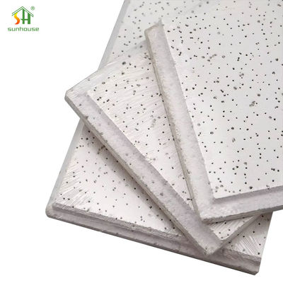 Buy Premium Fire Resistant Acoustic Panels 2x2 Feet Mineral Fiber Tiles For Office Buildings online manufacture