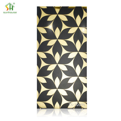 Buy 5D Custom Acrylic Wall Panels Marble Effect Wall Cladding 1220x2440mm online manufacture