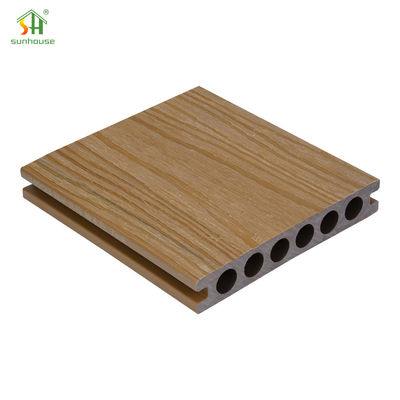 Buy Wood Plastic Composite WPC Deck Flooring Eco Friendly For Wet Conditions online manufacture