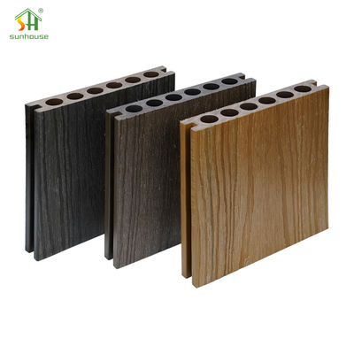 Buy Antimicrobial 25mm WPC Deck Planks , WPC Wood Plastic Composite Decking online manufacture