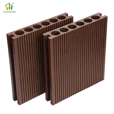 Buy 140x25mm WPC Co Extrusion Decking , Wood Plastic Composite Decking Floor online manufacture