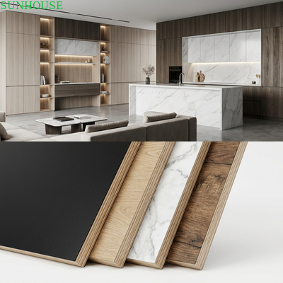 Good price Melamine Faced Plywood for Wardrobes Office and Retail Furniture Project and OEM Supply online