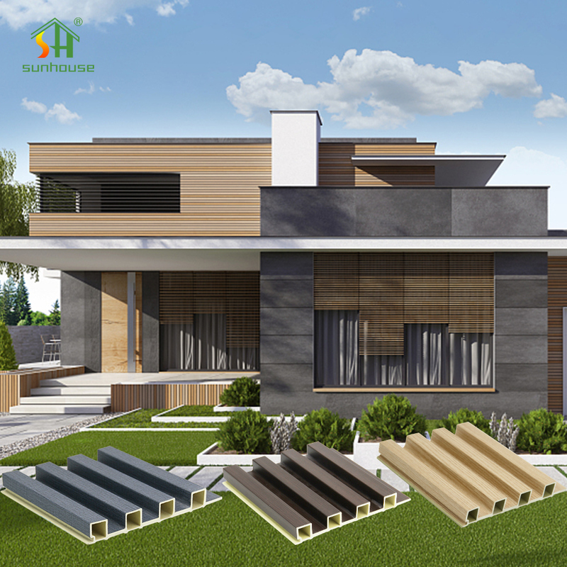 Fire Retardant WPC Wall Panel with 30 Years Service Life and 100% Recycled Material for Indoor and Outdoor Use