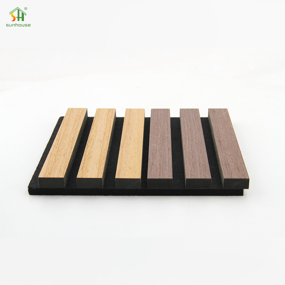Modern Acoustic Wood Panel Wall 1220x2440mm Sound Insulation