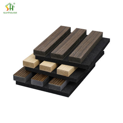 良い価格 ポリエステル 泡 アコースティック 壁面 MDF スラット 壁面 雑音削減 オーダーメイド オンライン
