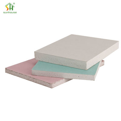 Eco Friendly Lightweight Gypsum Plaster Board Panel for Interior Exterior Decoration Use