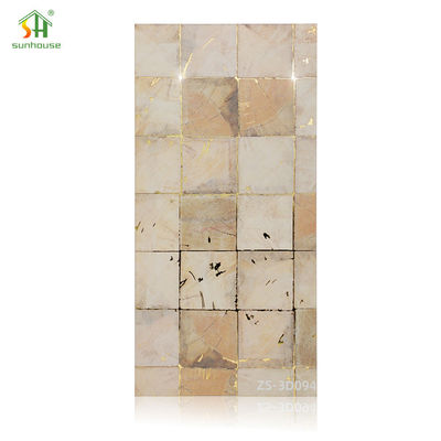 Harga yang bagus Panel dinding tahan kelembaban khusus PMMA efek marmer Panel kamar mandi akrilik on line