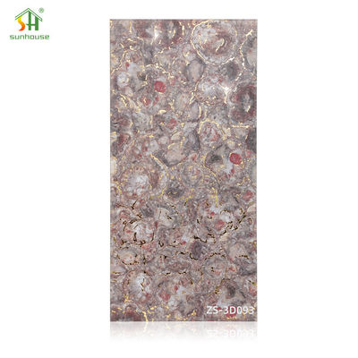Waterproof Marble Effect Lightweight Acrylic Wall Panel Board for Interior Exterior Decoration Use