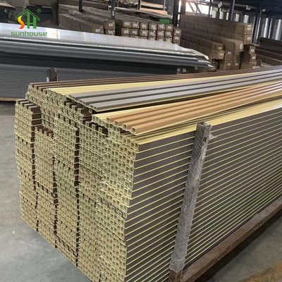 Fire Retardant WPC Wall Panel with 30 Years Service Life and 100% Recycled Material for Exterior and Interior Decoration