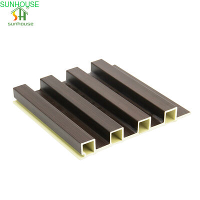 Good price WPC Wall Panel Modern Building Exterior Design Application for Modern Building Decoration Application online