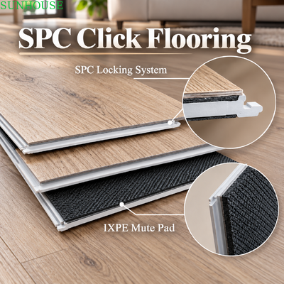 Good price Commercial SPC Click Flooring Solution for Hotels Offices Retail Stores with Durable Rigid Core Vinyl Plank System online